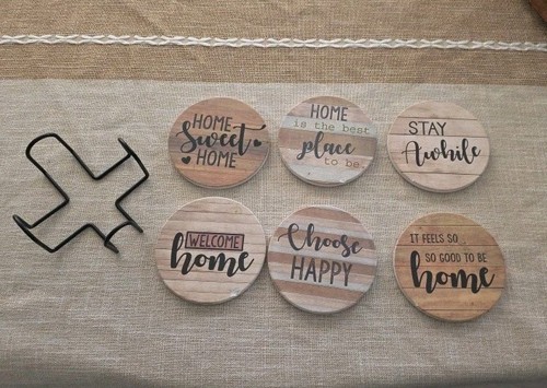 Rustic farmhouse coasters for - rustic,
