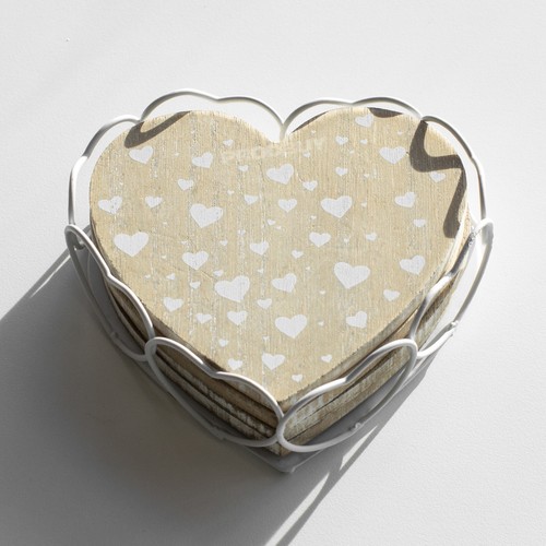 Set heart shape - of,