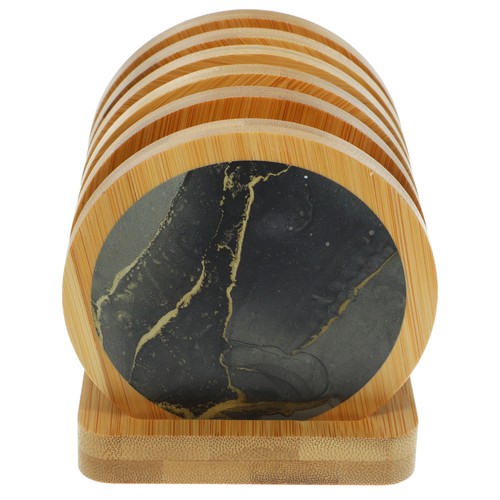 Reusable wooden coasters for - wooden,