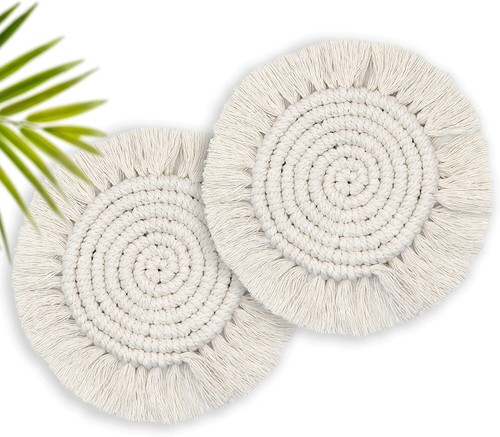 Absorbent boho coasters - boho, cute