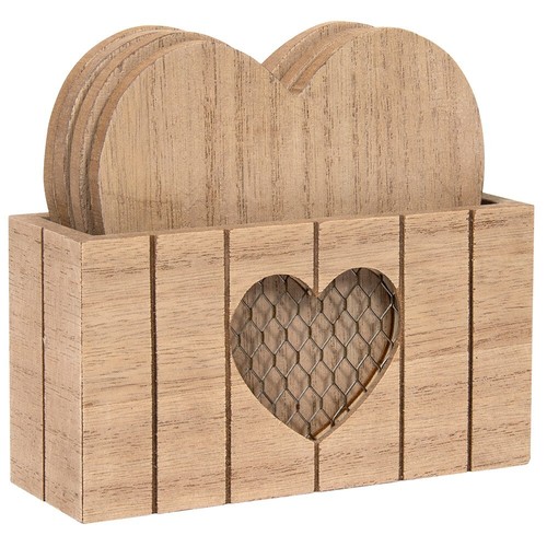 Set heart shaped - of,