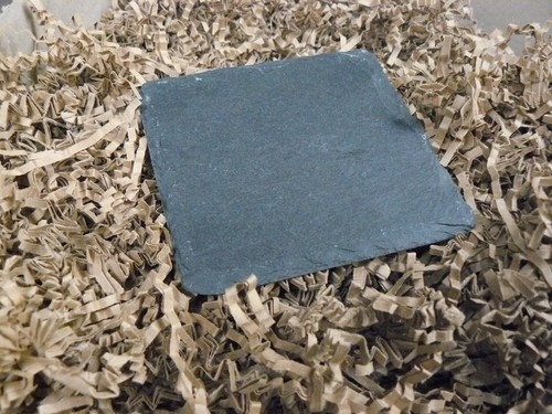 Coasters slate square 5pcs - square,
