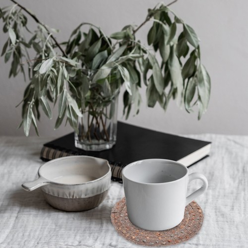 4pcs woven coasters rustic - ,