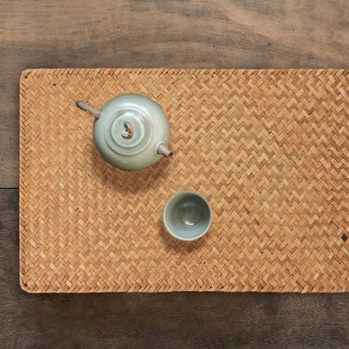 Rustic woven placemat - rustic,